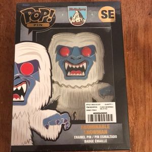 Large Disney Pop Funko Adominable Snowman Pin. New in Sealed Box.